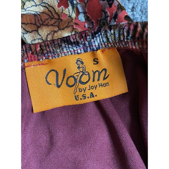 NEW~ VOOM by Joy Han Burnout Velvet Velour Off-The-Shoulder Dress ~ S - Picture 6 of 6